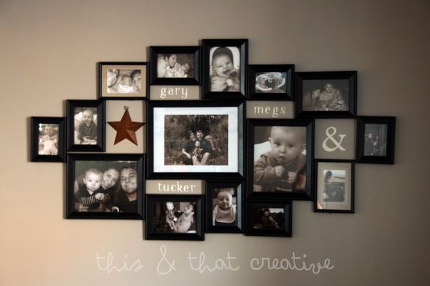 family-picture-frame-wall-ideas-51_10 Семейни идеи за рамка за стена