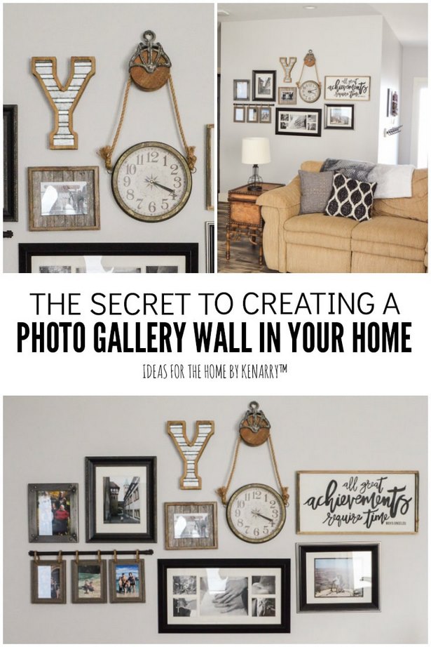 family-picture-wall-arrangement-ideas-97_19 Идеи за декорация на стена