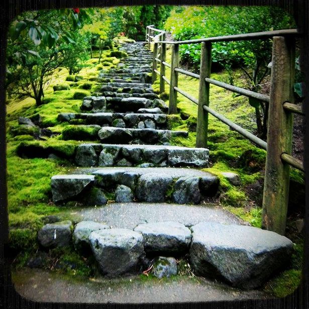 Японски градински стъпала