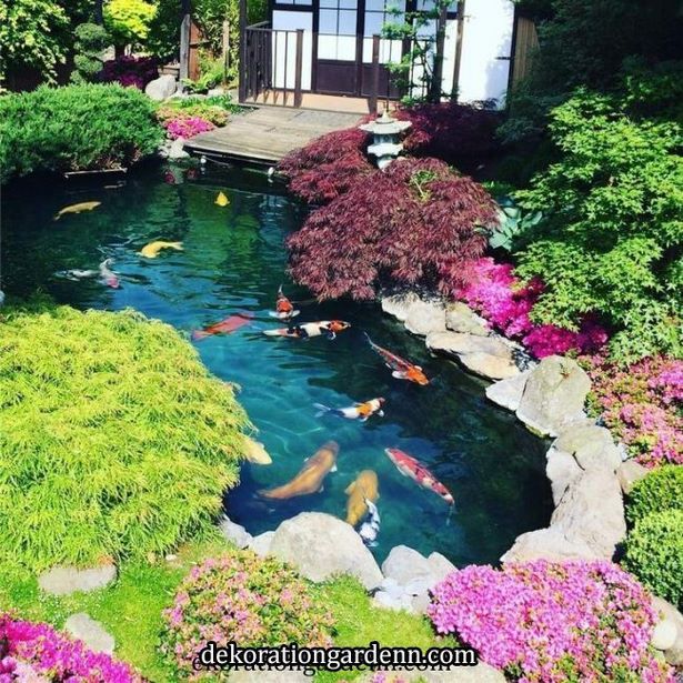 japanese-koi-pond-garden-45_14 Японски кой езерце градина