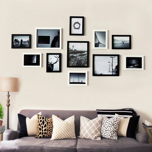 photo-frame-feature-wall-ideas-16_4 Фото рамка Функция идеи за стена