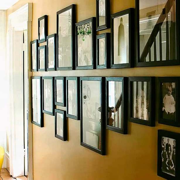 picture-frame-arrangement-on-wall-08_13 Рамка за картина на стената