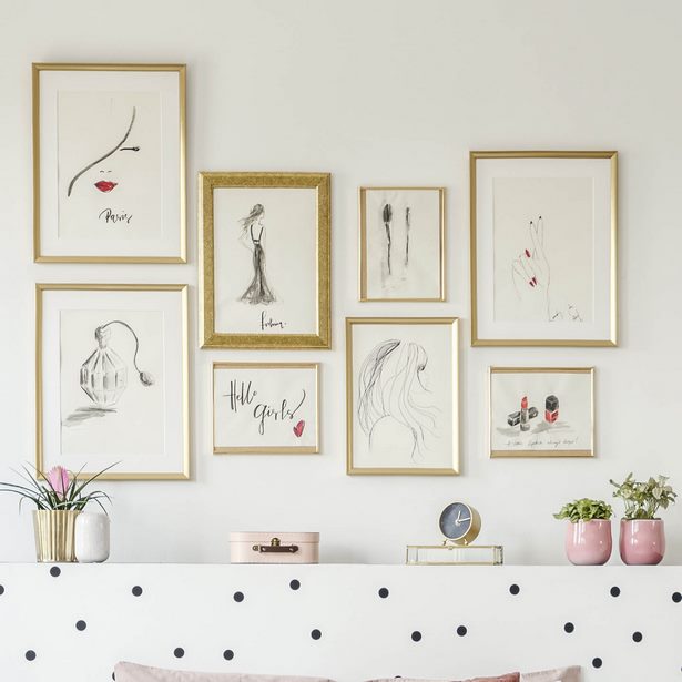 picture-frame-wall-gallery-ideas-93_5 Картина рамка стена галерия идеи