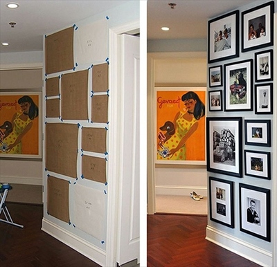 picture-frames-organized-on-walls-30_2 Рамки за картини, организирани по стените