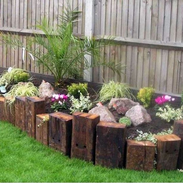 rustic-flower-bed-borders-95_8 Рустик цветни лехи граници