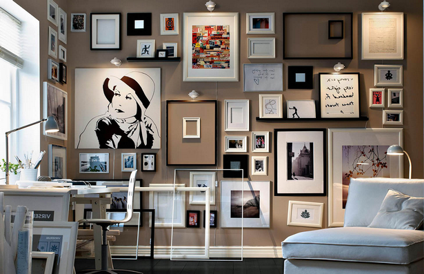 wall-with-lots-of-picture-frames-72 Стена с много рамки за картини