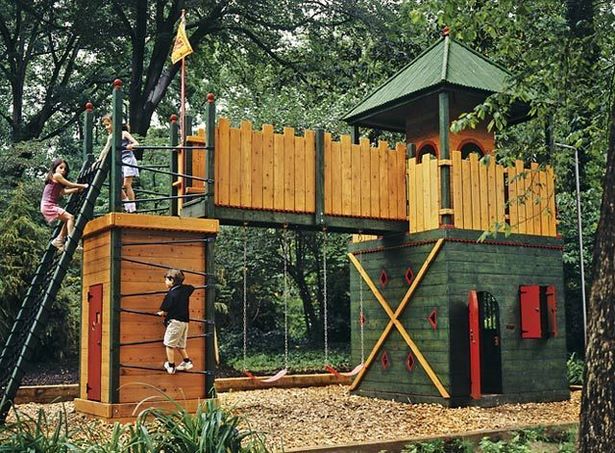 backyard-playground-design-ideas-76_18 Дизайн на детска площадка в задния двор