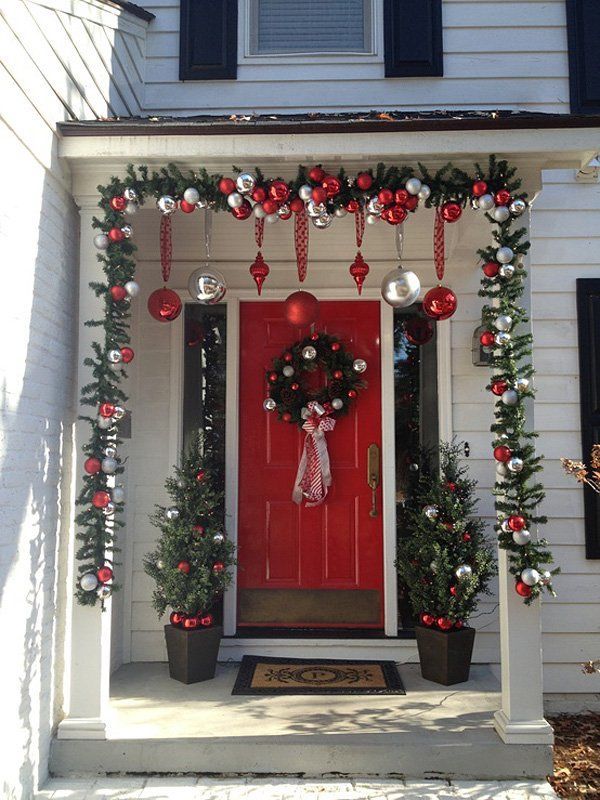 christmas-home-outdoor-decorations-ideas-76_10 Коледа начало външни декорации идеи
