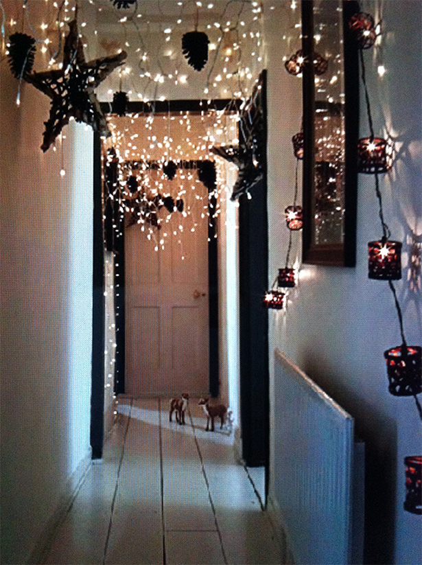 christmas-light-home-decorating-ideas-36 Коледна светлина идеи за декориране на дома