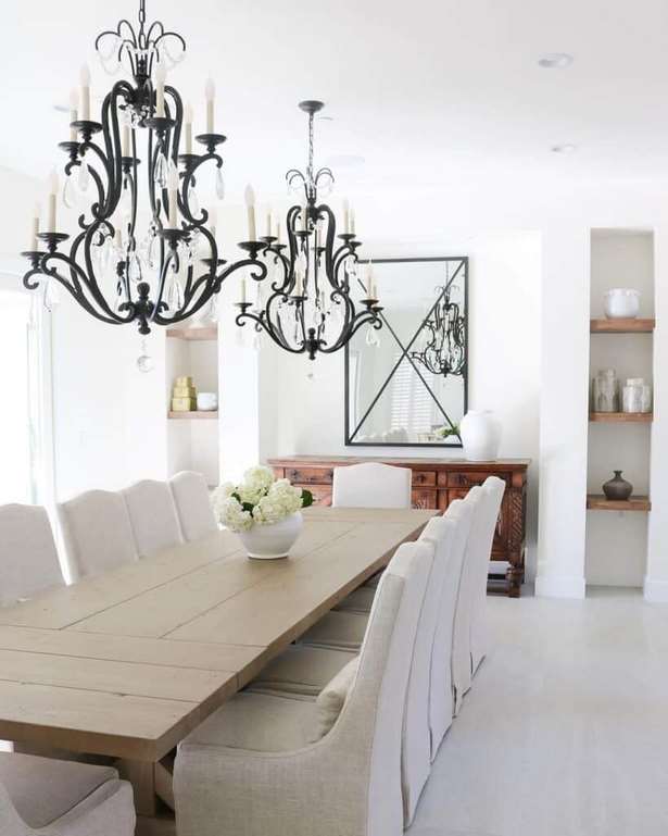 dining-table-chandelier-ideas-55_7 Трапезна маса полилей идеи