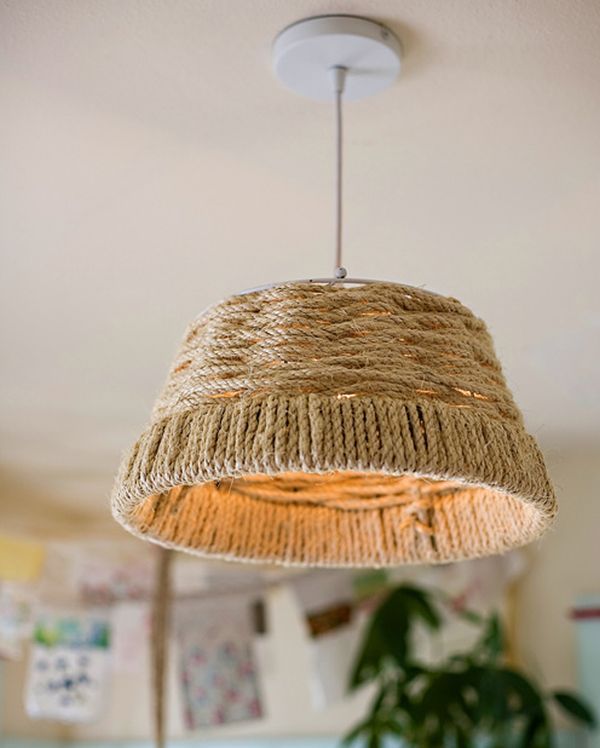 diy-lamp-shades-for-ceiling-lights-21_18 Направи Си Сам лампи нюанси за таван светлини