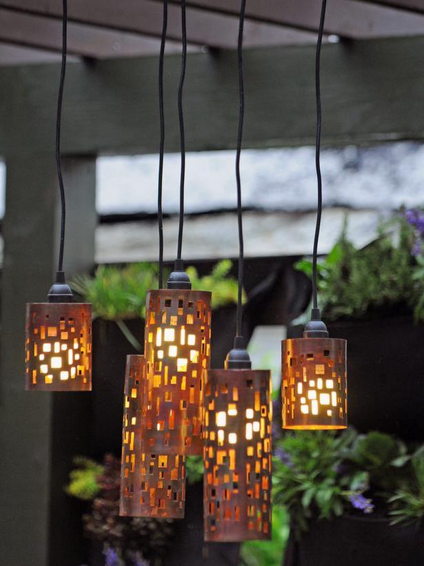diy-lamp-shades-for-ceiling-lights-21_9 Направи Си Сам лампи нюанси за таван светлини