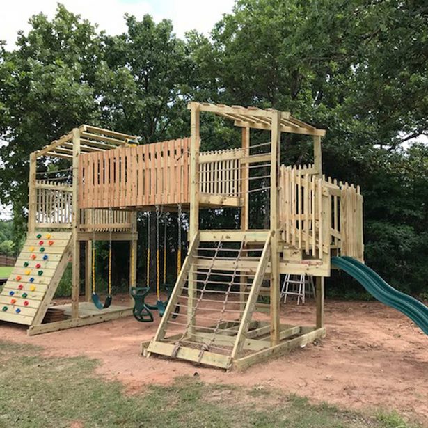 diy-outdoor-play-structures-40 Направи Си Сам структури за игра На открито