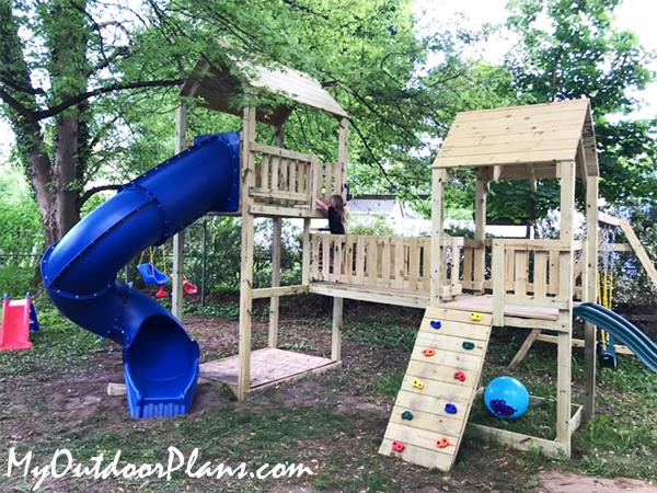 diy-outdoor-play-structures-40 Направи Си Сам структури за игра На открито