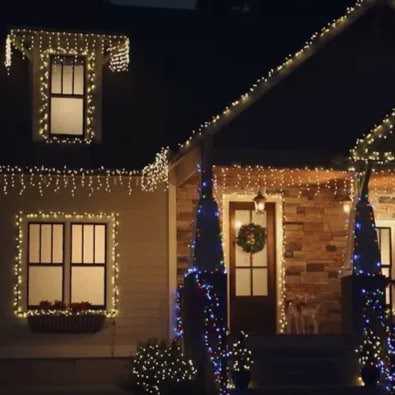 house-christmas-light-decoration-ideas-99 Къща Коледа светлина декорация идеи