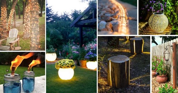 Идеи за осветяване на задния двор