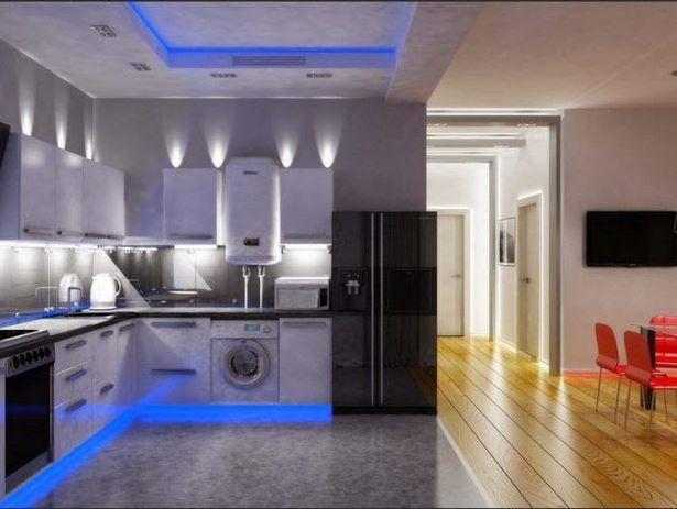 led-kitchen-ceiling-lights-ideas-19_9 Светодиодни таванни осветителни тела идеи