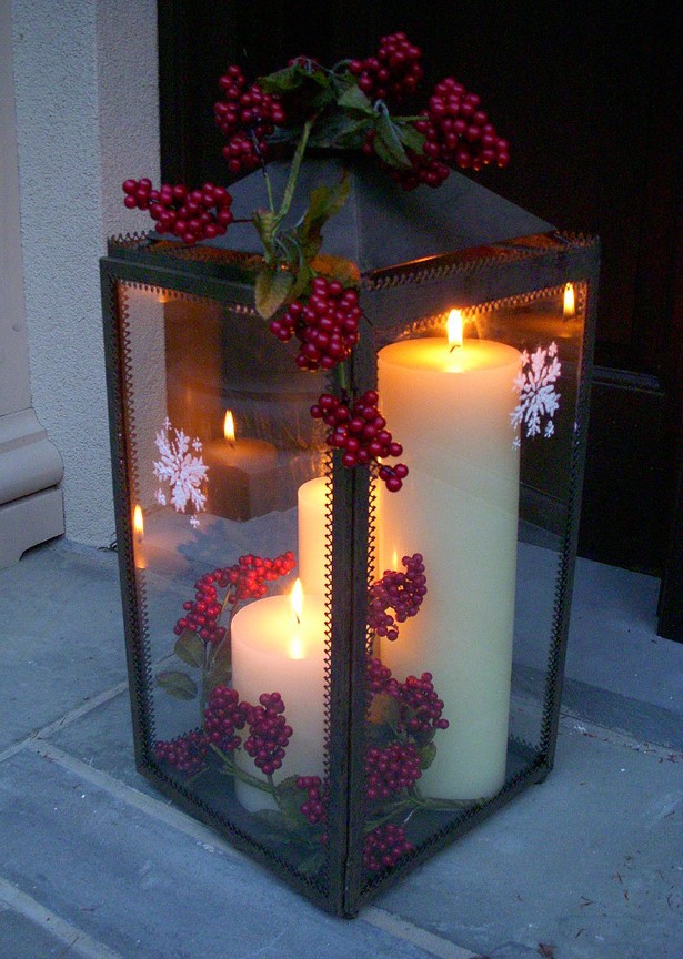 outdoor-christmas-lantern-decorations-74_15 Външна украса за коледни Фенери