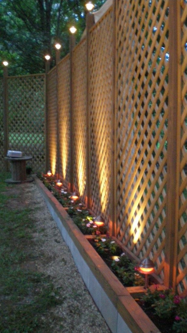 Външен ограда осветление дизайн