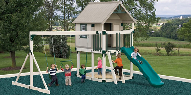 Оборудване за детски площадки за малки дворове