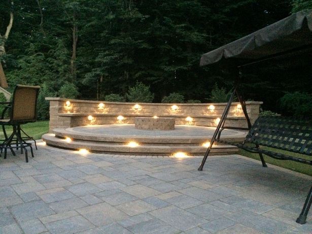 stone-patio-lighting-97 Камък вътрешен двор осветление