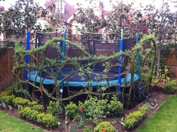 trampoline-backyard-ideas-98 Батут задния двор идеи