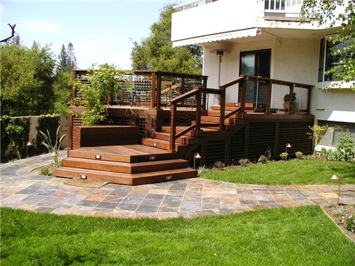 backyard-wood-deck-designs-32_14 Дизайн на дървена палуба в задния двор