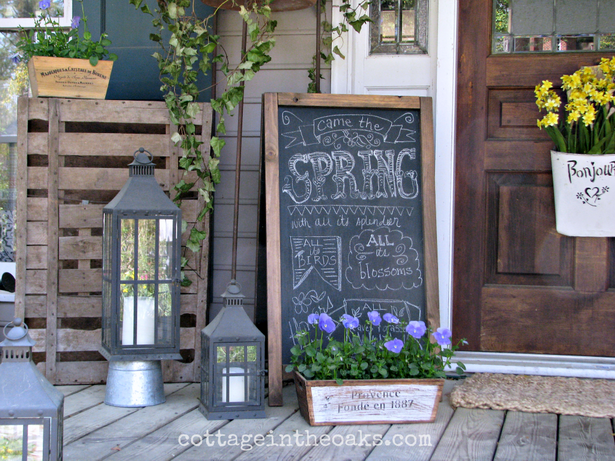 front-porch-spring-decorating-ideas-09 Предна веранда пролет декориране идеи