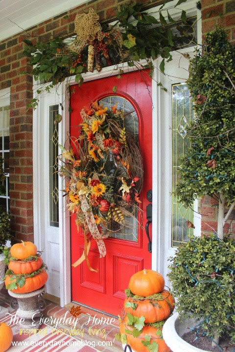 outdoor-fall-decorating-ideas-doors-porches-02 Открит есен декориране идеи врати веранди