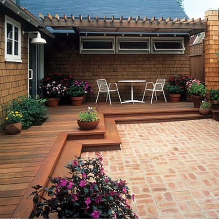 wood-deck-patio-27_19 Дървена палуба вътрешен двор