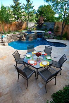 backyard-patio-designs-with-pool-00 Дизайн на вътрешен двор с басейн