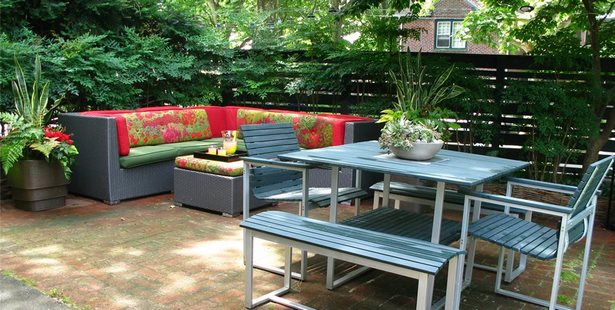 backyard-patio-landscaping-pictures-20_4 Двор двор озеленяване снимки