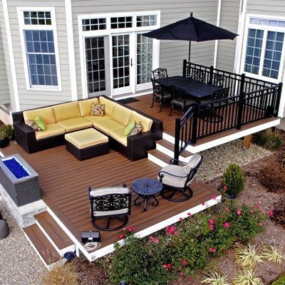 diy-deck-and-patio-ideas-41 Направи Си Сам палуба и вътрешен двор идеи