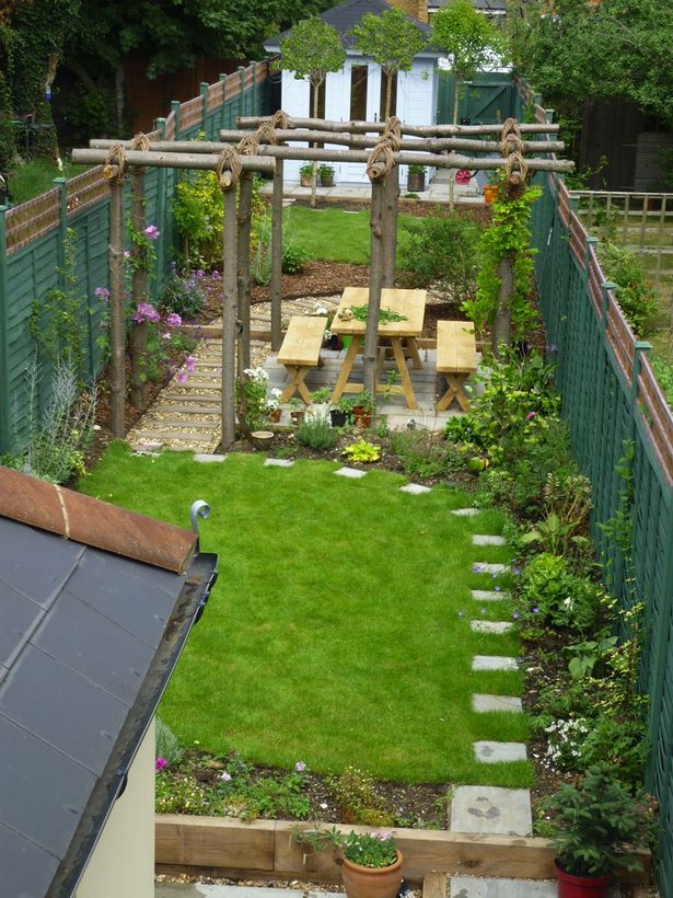 Градински идеи за тесни градини