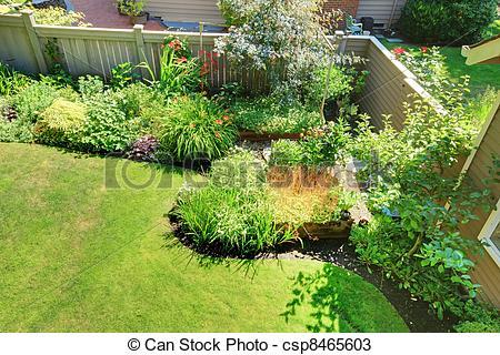 small-fenced-backyard-landscaping-39_8 Малък ограден двор озеленяване