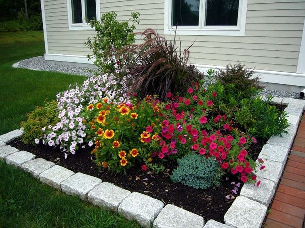 front-yard-flower-garden-designs-80_14 Преден двор цветна градина дизайни