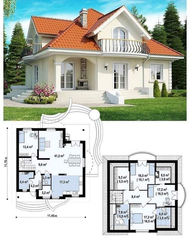house-front-design-49_16 Дизайн на къщата отпред