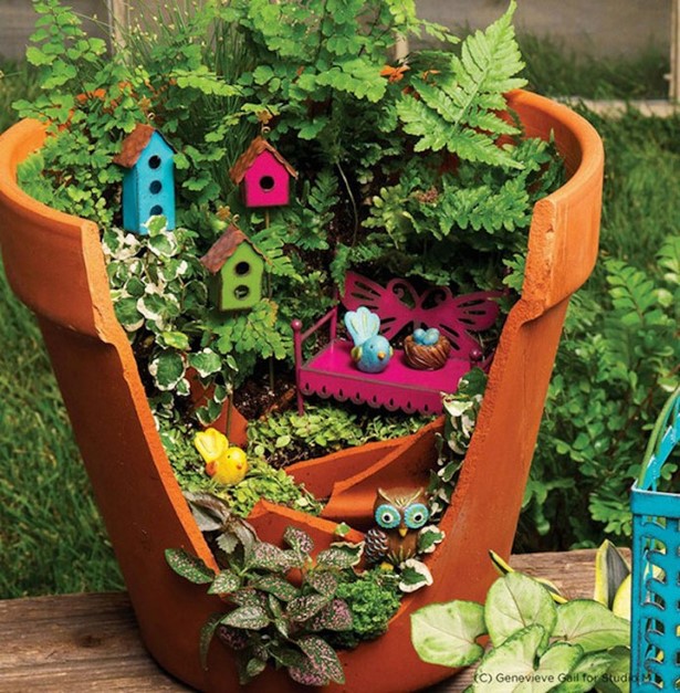 miniature-garden-ideas-59 Миниатюрни градински идеи