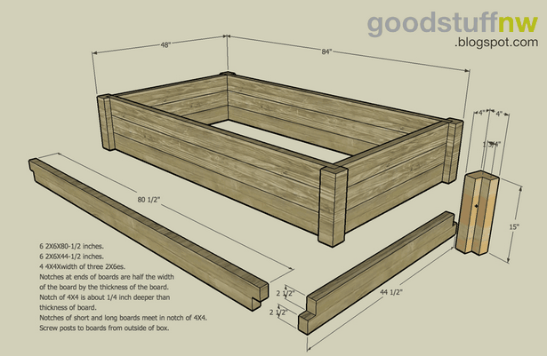 raised-garden-bed-frame-ideas-35 Повдигнати идеи за градинско легло
