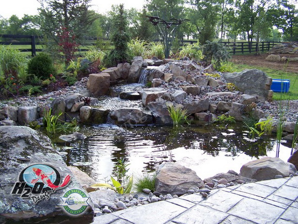 backyard-koi-pond-designs-23 Заден двор кои езерце дизайни