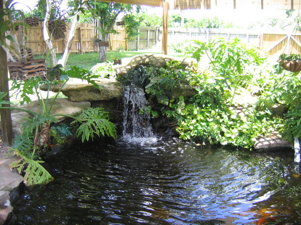 backyard-pond-design-ideas-39_15 Двор езерце дизайн идеи