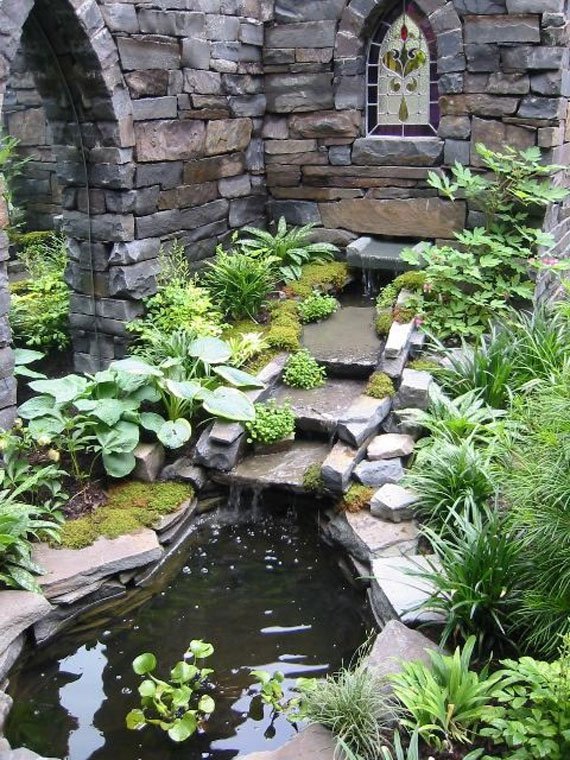backyard-pond-designs-50_15 Дизайн на езерце в задния двор