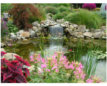 backyard-pond-fountains-90_20 Двор езерце фонтани