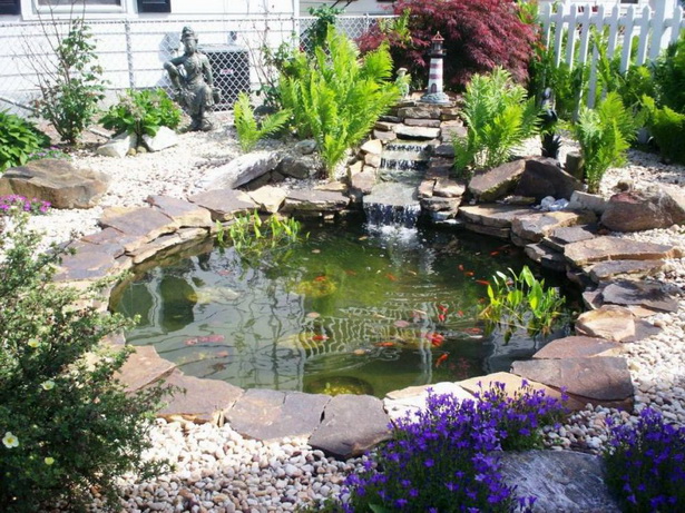 backyard-pond-ideas-with-waterfall-71_6 Идеи за езерце в задния двор с водопад