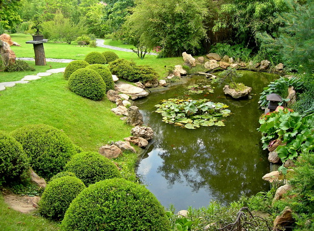 backyard-pond-landscaping-41_8 Двор езерце озеленяване