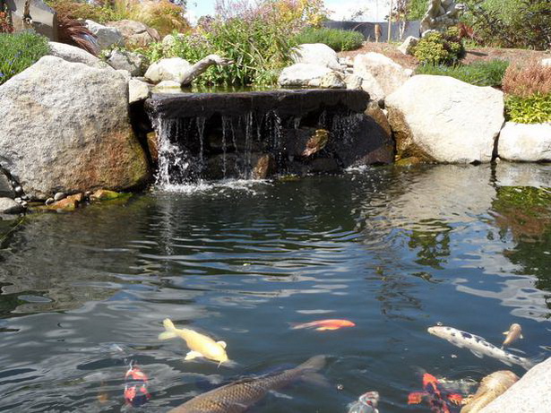 backyard-pond-waterfall-ideas-55_7 Двор езерце водопад идеи