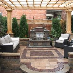brick-and-stone-patio-ideas-73_15 Тухла и камък вътрешен двор идеи