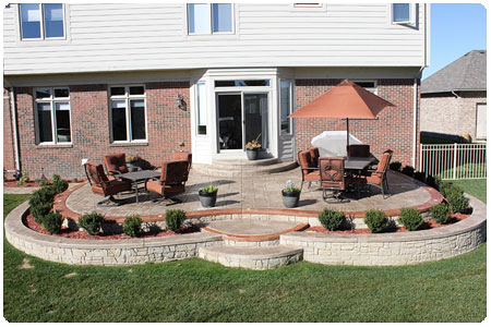 concrete-patio-landscaping-63_9 Бетонен вътрешен двор озеленяване