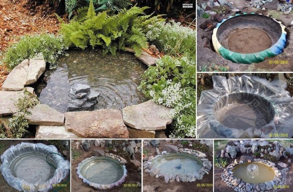 Създаване на езерце във вашата градина