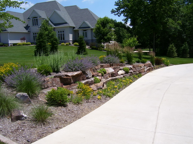 driveway-garden-design-40 Алея градина дизайн